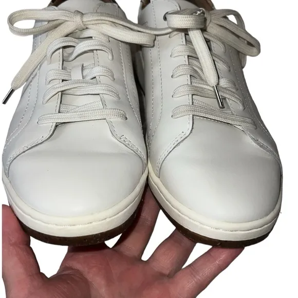 AETREK Blake sneakers leather with snake skin accent size 9.5US / EU 40