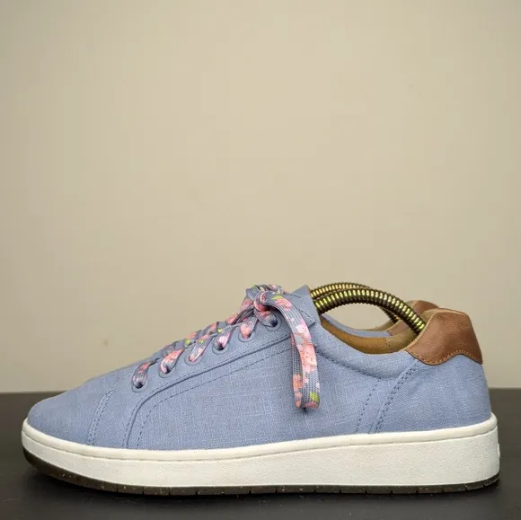 Aetrex Women's Renee Orthopedic Arch Support Floral Lace Up Sneakers Size 8.5