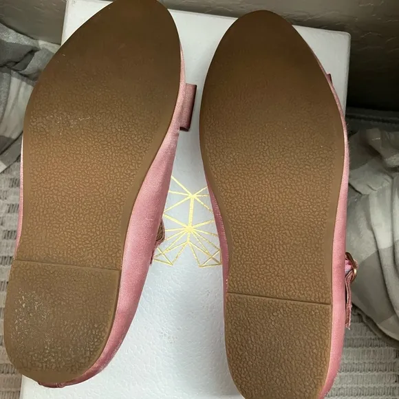 Age of InnocenceEllen bow-detail ballerina shoes$134 sz 13 eur 31 pink