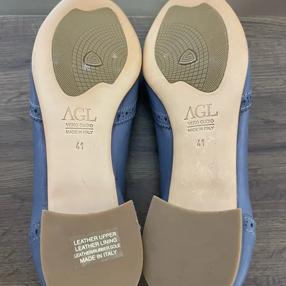 AGL Women's Blue Loafers