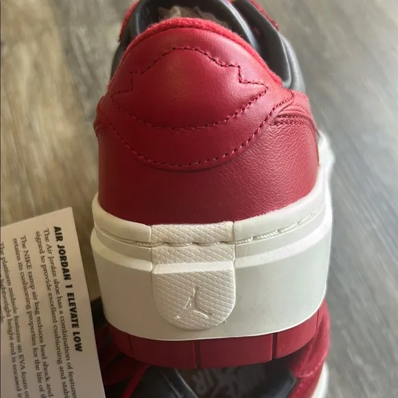 Air Jordan 1 Elevate Low Red and Gray Sneakers