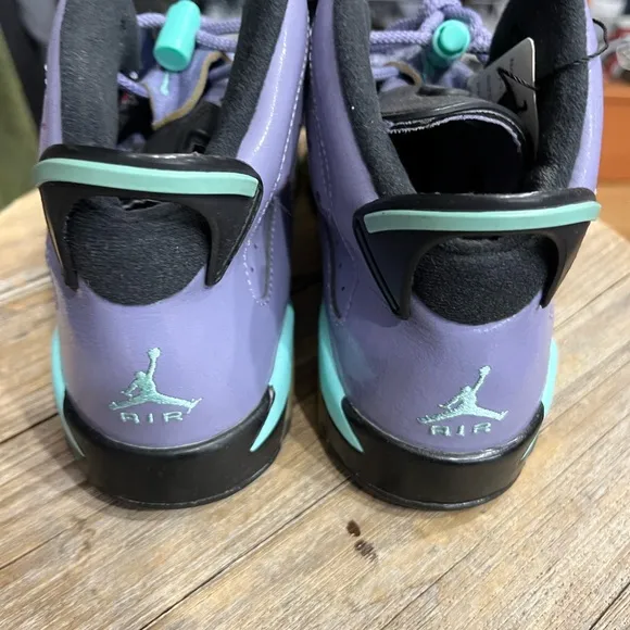 Air Jordan 6 Retro GG Iron Purple Nike 2014 543390-508 GS Youth Size 6.5Y
