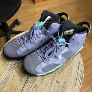 Air Jordan 6 Retro GG Iron Purple Nike 2014 543390-508 GS Youth Size 6.5Y