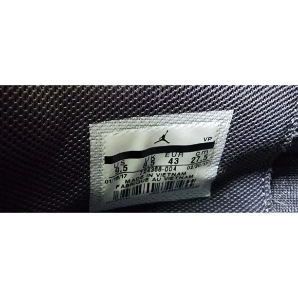 Air Jordan Eclipse Cool Wolf Gray Sneakers Size 9.5