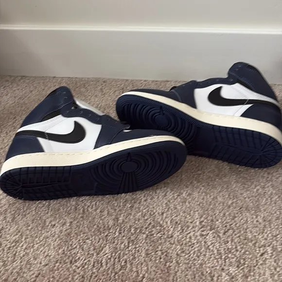 Air Jordan’s 1 Retro High OG GS Nike Kids' Black, Blue and White Air Sneakers