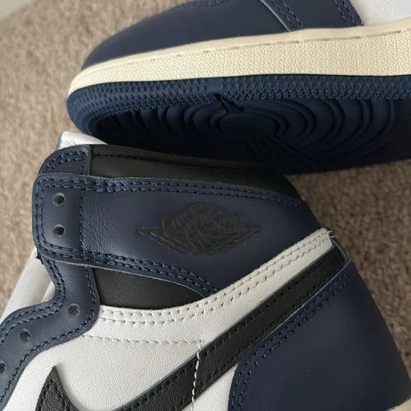 Air Jordan’s 1 Retro High OG GS Nike Kids' Black, Blue and White Air Sneakers