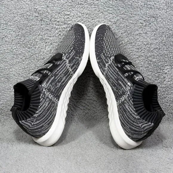 Aldo MX.2A Mens Size 13 Running Shoes Sneakers Black White Knit Comfort