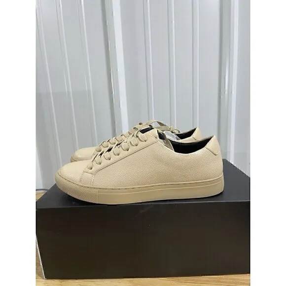 Alfani Men's Grayson Tumbled Sneaker Tan Tan US 7.5