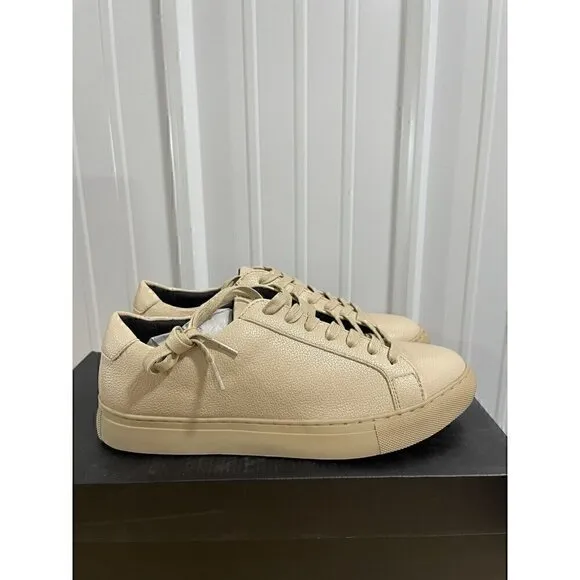 Alfani Men's Grayson Tumbled Sneaker Tan Tan US 7.5