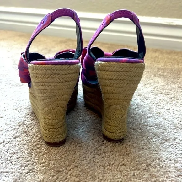 Alice Olivia platform espadrille wedge sandals
