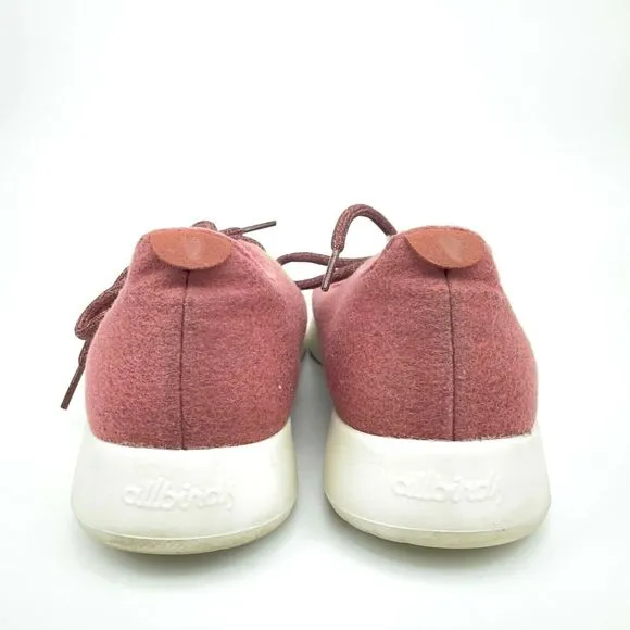 Allbirds Men's Light Red Burgundy Wool Runners Comfort Shoes Size US 11 EU 43