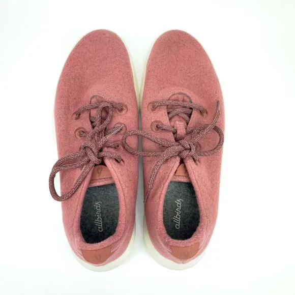 Allbirds Men's Light Red Burgundy Wool Runners Comfort Shoes Size US 11 EU 43
