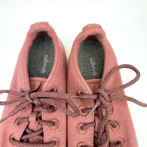 Allbirds Men's Light Red Burgundy Wool Runners Comfort Shoes Size US 11 EU 43