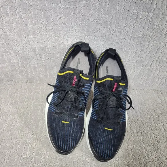 Allbirds Tree Gliders Mens Size US 10 Natural Black/Basin Blue Athletic Sneakers