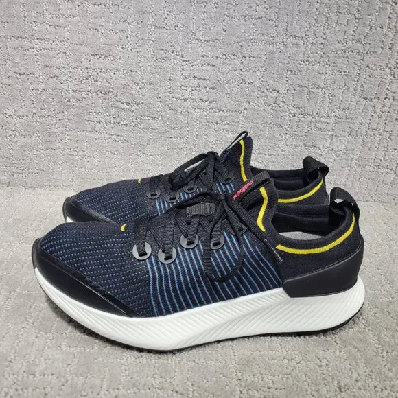 Allbirds Tree Gliders Mens Size US 10 Natural Black/Basin Blue Athletic Sneakers
