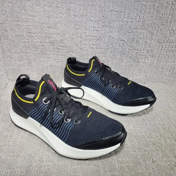 Allbirds Tree Gliders Mens Size US 10 Natural Black/Basin Blue Athletic Sneakers