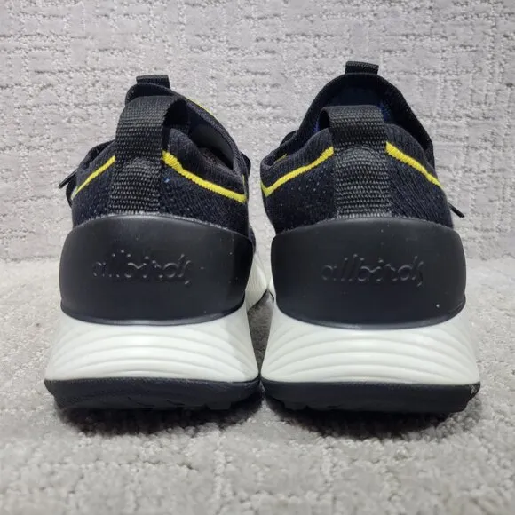 Allbirds Tree Gliders Mens Size US 10 Natural Black/Basin Blue Athletic Sneakers