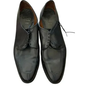 Allen Edmonds 1208 Black Delray Leather Split Toe Oxfords Shoes Size 15