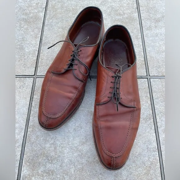 Allen Edmonds &quot;LaSalle&quot; Brown Toe Leather Shoes Men's