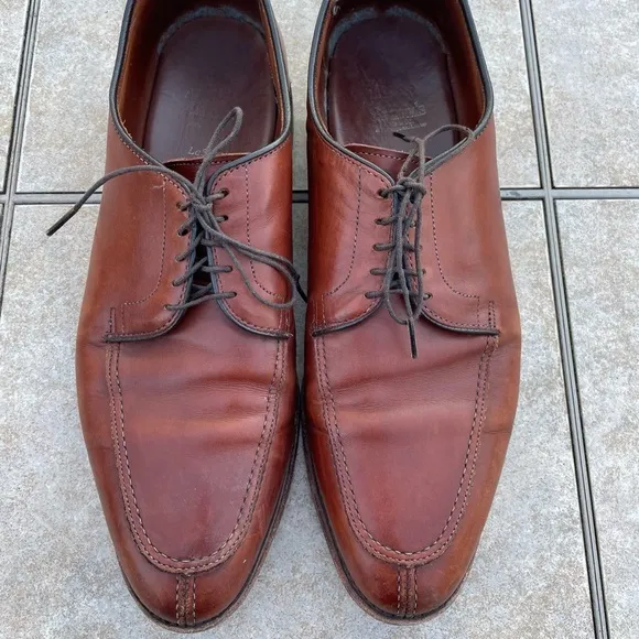 Allen Edmonds &quot;LaSalle&quot; Brown Toe Leather Shoes Men's