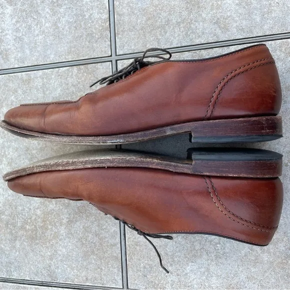 Allen Edmonds &quot;LaSalle&quot; Brown Toe Leather Shoes Men's