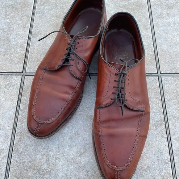 Allen Edmonds &quot;LaSalle&quot; Brown Toe Leather Shoes Men's