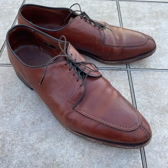 Allen Edmonds &quot;LaSalle&quot; Brown Toe Leather Shoes Men's