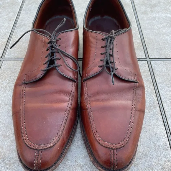 Allen Edmonds &quot;LaSalle&quot; Brown Toe Leather Shoes Men's