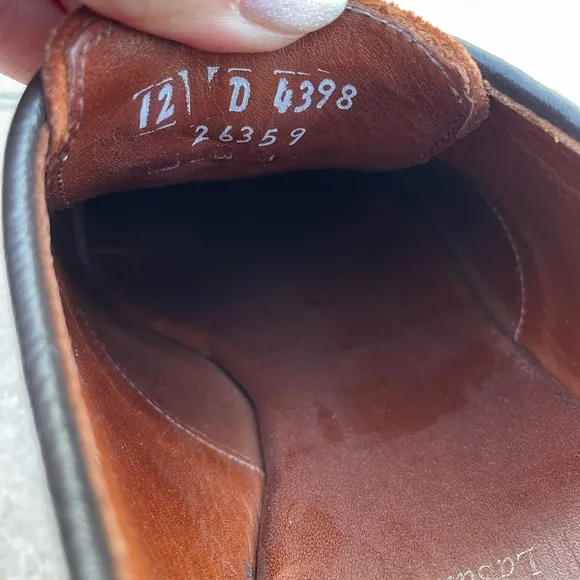 Allen Edmonds &quot;LaSalle&quot; Brown Toe Leather Shoes Men's