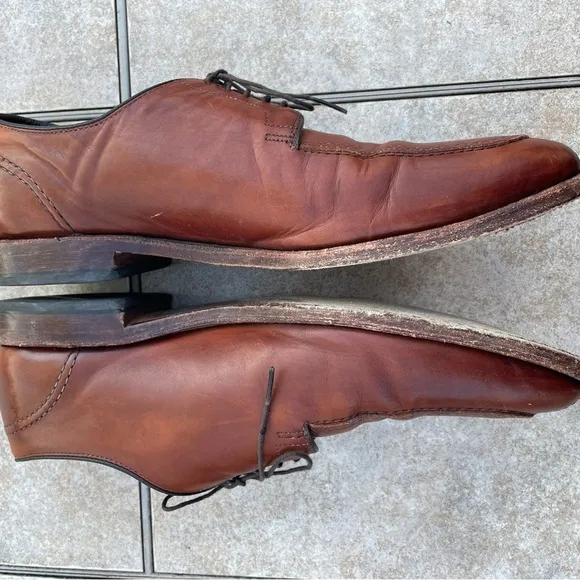 Allen Edmonds &quot;LaSalle&quot; Brown Toe Leather Shoes Men's