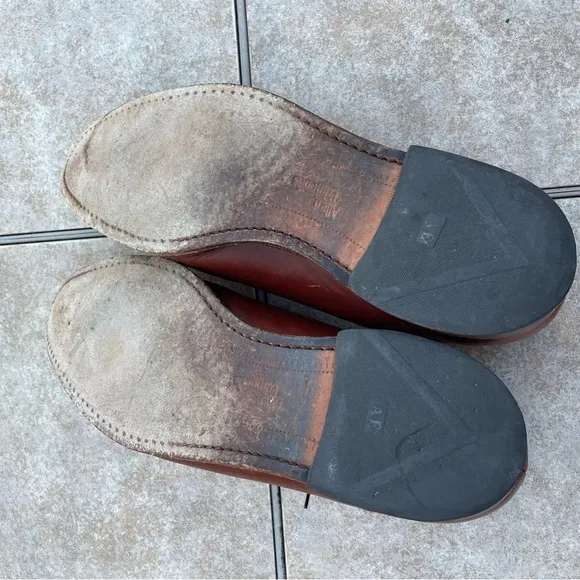 Allen Edmonds &quot;LaSalle&quot; Brown Toe Leather Shoes Men's