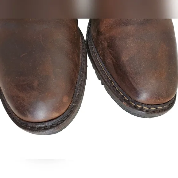 Allen Edmonds Berkshire Derby Shoes Men 10 D Medium Brown Leather Casual Comfort