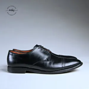 Allen Edmonds Boulevard Leather Cap Toe Derby Dress Shoes 11