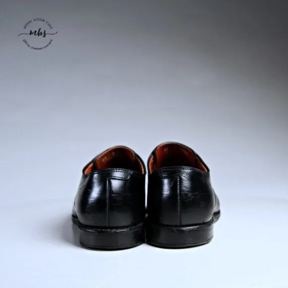 Allen Edmonds Boulevard Leather Cap Toe Derby Dress Shoes 11
