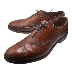 Allen Edmonds Fifth‎ Avenue Coffee Brown Cap Toe Oxford Dress Shoes Men's 9 D