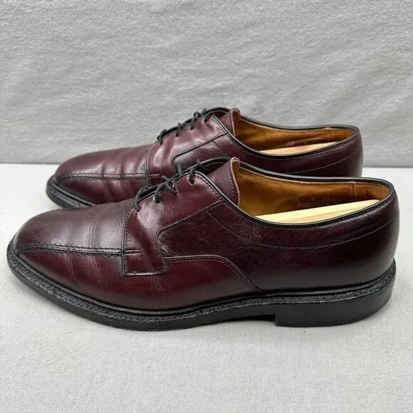 Allen Edmonds Hillcrest Mens Size 10 (D) Oxford Bicycle Toe Blucher Lace-Up Shoe