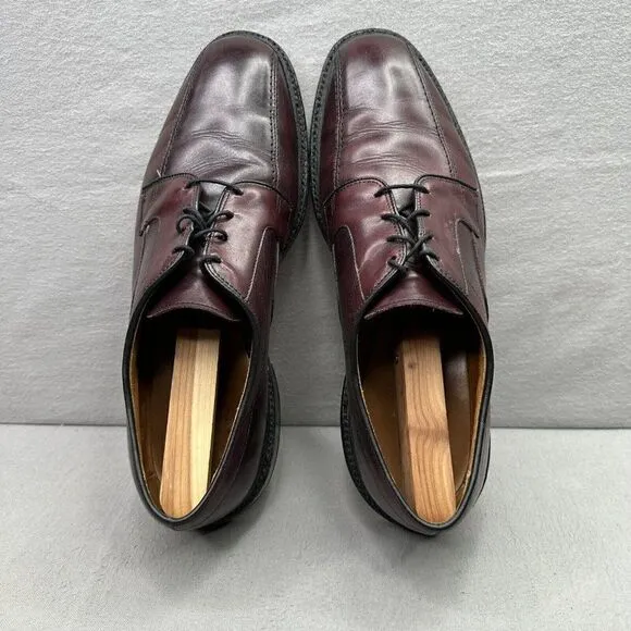 Allen Edmonds Hillcrest Mens Size 10 (D) Oxford Bicycle Toe Blucher Lace-Up Shoe