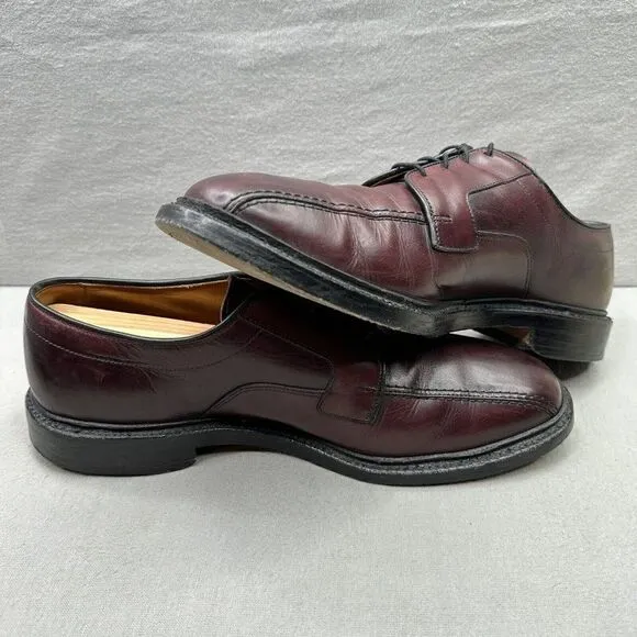 Allen Edmonds Hillcrest Mens Size 10 (D) Oxford Bicycle Toe Blucher Lace-Up Shoe