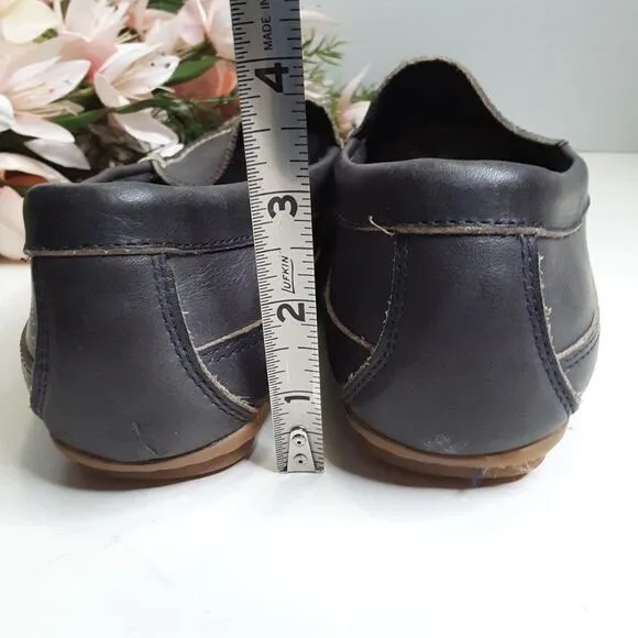 Allen Edmonds Interstate Men's size 9D Grey Leather Loafer Shoes