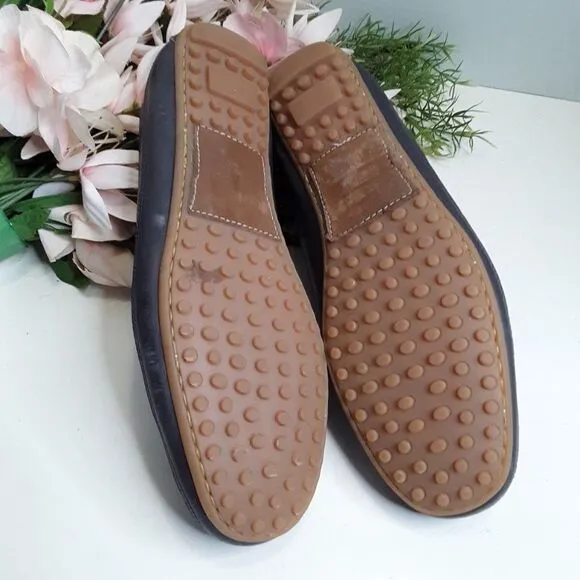 Allen Edmonds Interstate Men's size 9D Grey Leather Loafer Shoes