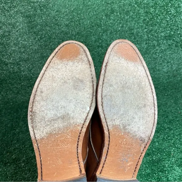 Allen Edmonds Port Washington Brown Leather Oxford Cap Toe Shoes 11.5