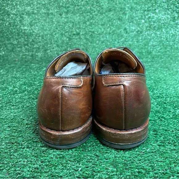Allen Edmonds Port Washington Brown Leather Oxford Cap Toe Shoes 11.5