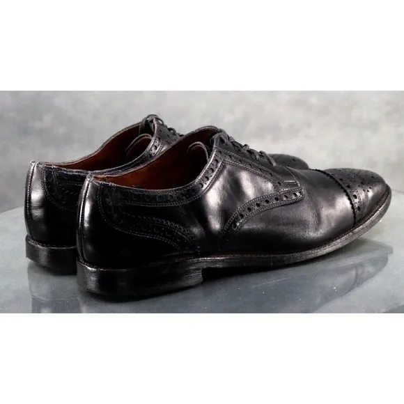 Allen Edmonds Rogue Men's Cap Toe Dress Shoes Size 11 Leather Black