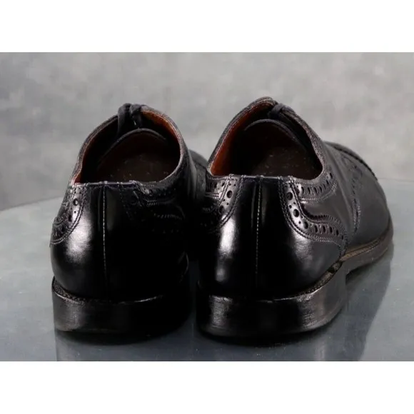 Allen Edmonds Rogue Men's Cap Toe Dress Shoes Size 11 Leather Black