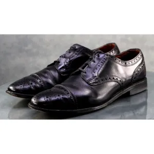 Allen Edmonds Rogue Men's Cap Toe Dress Shoes Size 11 Leather Black
