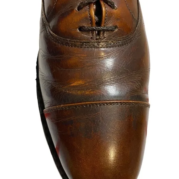 𝅺ALLEN Edmonds Shoes Fifth Avenue Cap-Toe Oxford Shoes I’ve 11A Mahogany