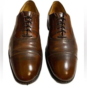 𝅺ALLEN Edmonds Shoes Fifth Avenue Cap-Toe Oxford Shoes I’ve 11A Mahogany
