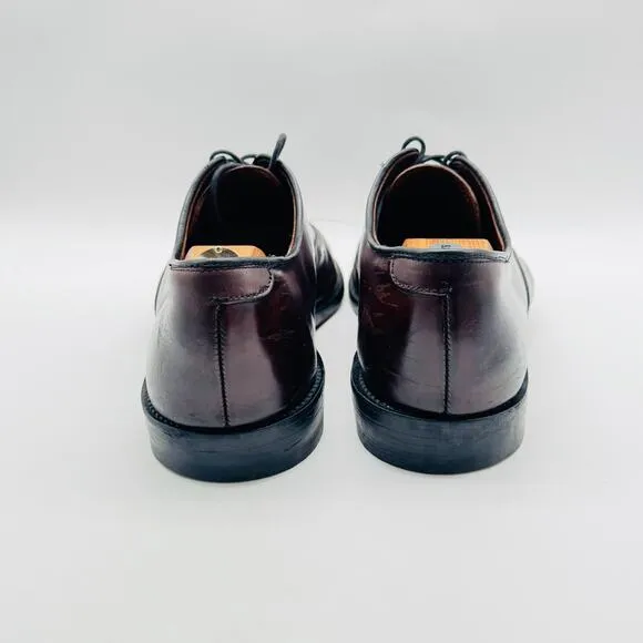 Allen Edmonds Shoes Mens 12 Brown Oxford Park Avenue Leather Cap Toe Dress