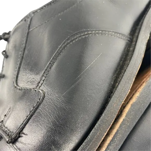 ALLEN EDMONDS Size 10.5 Sagamore Black Leather Shoes 10.5 D