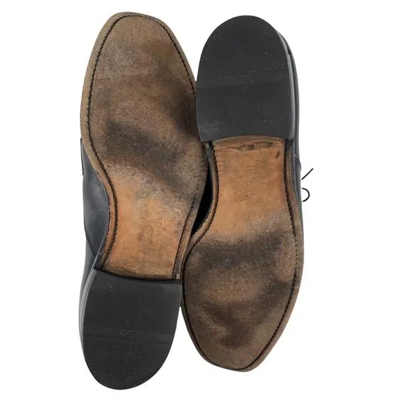 ALLEN EDMONDS Size 10.5 Sagamore Black Leather Shoes 10.5 D